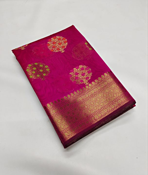 Monica Cotton Alfi Silk uploaded by Banarasi Silk Fabrics on 3/4/2022