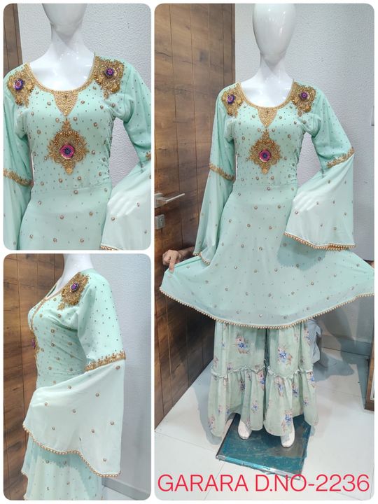 Ready-made stitched gharara  uploaded by business on 3/5/2022