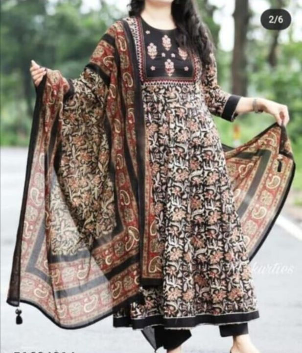 Anarkali kurti uploaded by Radha Rani fashion on 3/5/2022