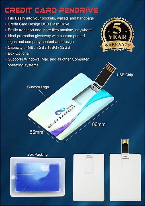 Credit Card Pen-Drive uploaded by business on 10/11/2020