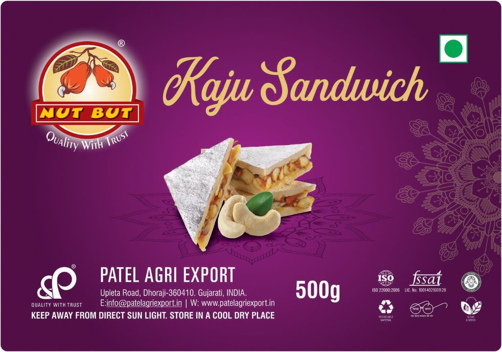 Kaju sendwich  uploaded by business on 3/5/2022