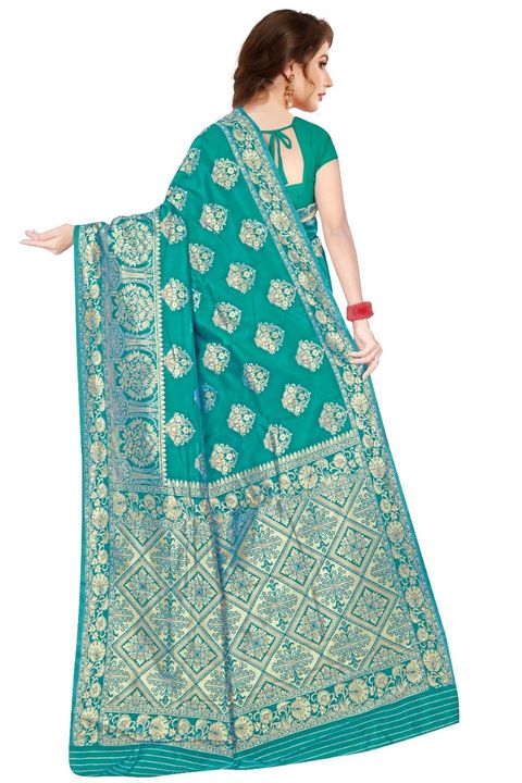 Banarasi Jacquard silk saree uploaded by business on 3/5/2022