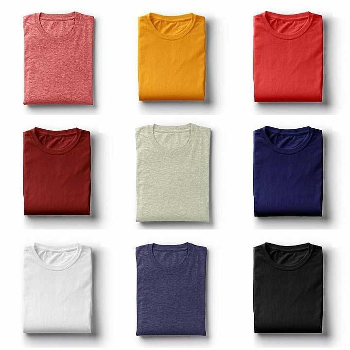 Post image Hey! Checkout my new collection called Plain round neck t-shirt.
