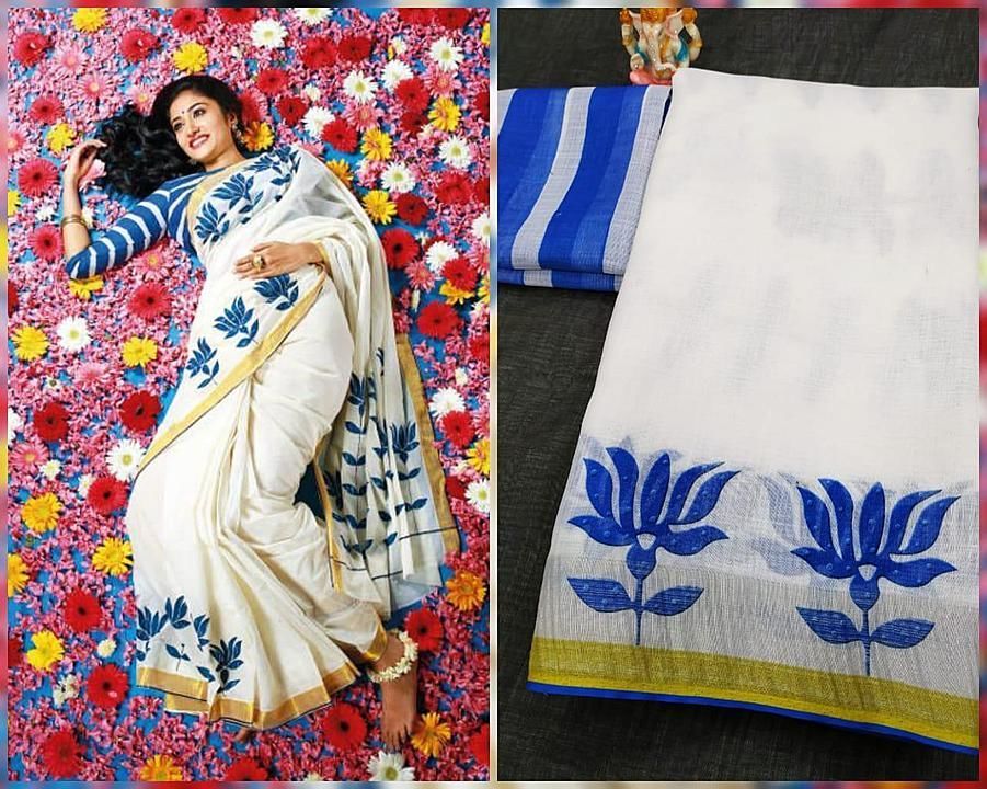 Cotton saree  uploaded by business on 10/12/2020