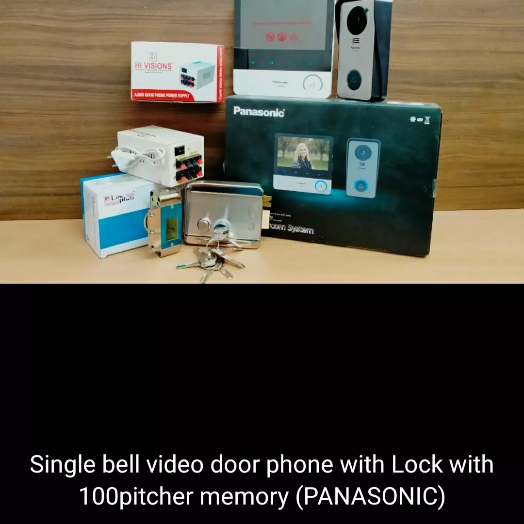 Panasonic video door bell with electronic door lock uploaded by Cambaye on 3/5/2022