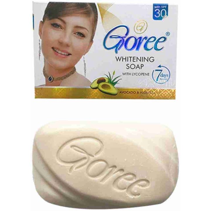 Goree Whitening Soap With Lycopene Avacodo And Aloevera 100gm uploaded by HABIBA LUXURIES on 3/5/2022