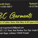 Business logo of B.C Garments