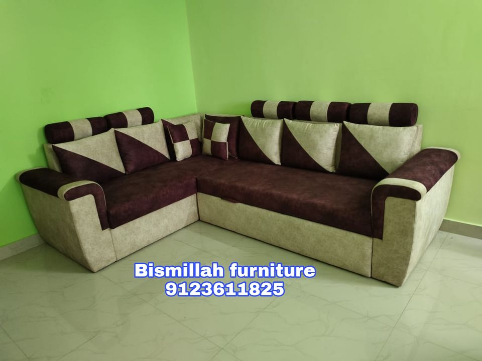 L shaped sofa cum bed  uploaded by Bismillah furniture on 3/5/2022