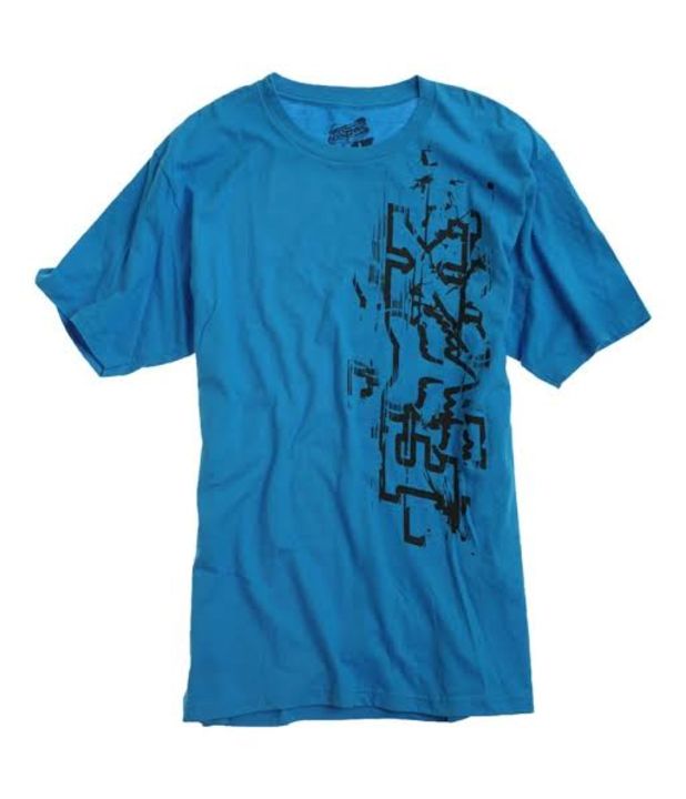 Fastrack T Shirt (Blue,Black) uploaded by BLACK HEX on 3/6/2022