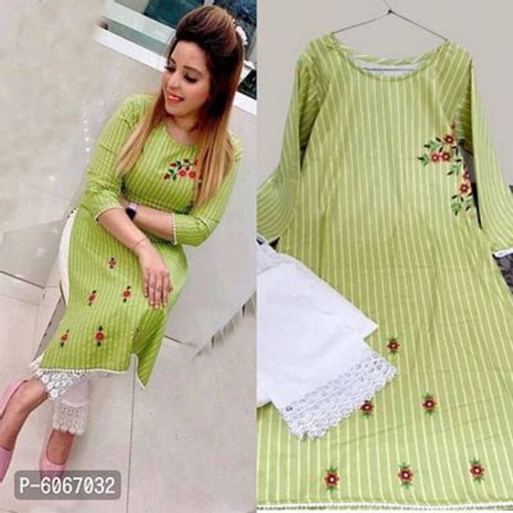Post image Beautiful Rayon Embroidered Straight Kurti Pant Set
Beautiful Rayon Embroidered Straight Kurti Pant Set
*Fabric*: Rayon
*Type*: Kurta Bottom Set
*Style*: Variable
*Design Type*: Straight
*Sizes*: M (Bust 38.0 inches, Waist 19.0 inches), L (Bust 40.0 inches, Waist 20.0 inches), XL (Bust 42.0 inches, Waist 21.0 inches), 2XL (Bust 44.0 inches, Waist 22.0 inches)
*Free &amp;amp; Easy Returns, No questions asked
*Returns*:  Within 7 days of delivery. No questions asked
⚡⚡ Hurry, 8 units available only 

 🆕 Avail 100% cashback on all your orders in MyShopPrime Wallet
💸 Use 5% flat off on all prepaid orders

Hi, check out this collection available at best price for you.💰💰 If you want to buy any product, message me

https://myshopprime.com/collections/395097637