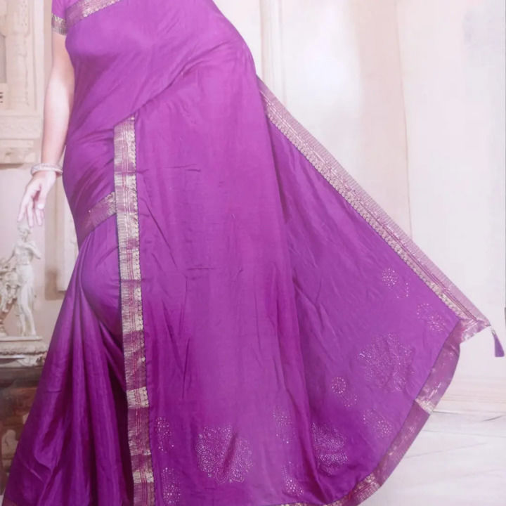 Cotton silk fancy saree uploaded by S.K.  Enterprises on 3/6/2022