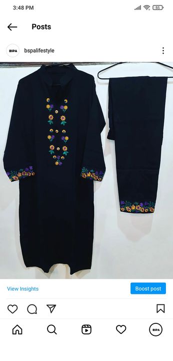 kurti and pant set uploaded by business on 3/6/2022