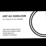 Business logo of ASIF ALI HANDLOOM