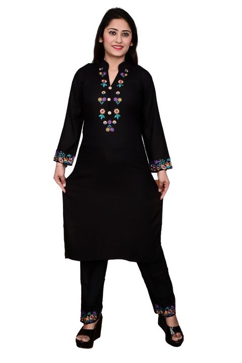 kurti and pant set uploaded by BSPA LIFESTYLE on 3/6/2022