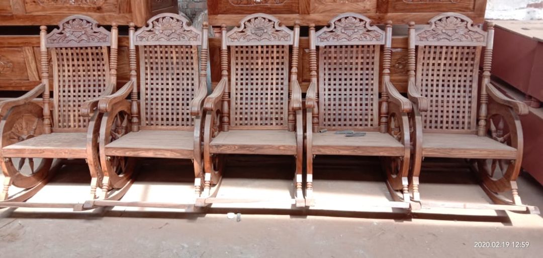Roaking chair uploaded by Lakshmi furniture manufacturers on 3/6/2022