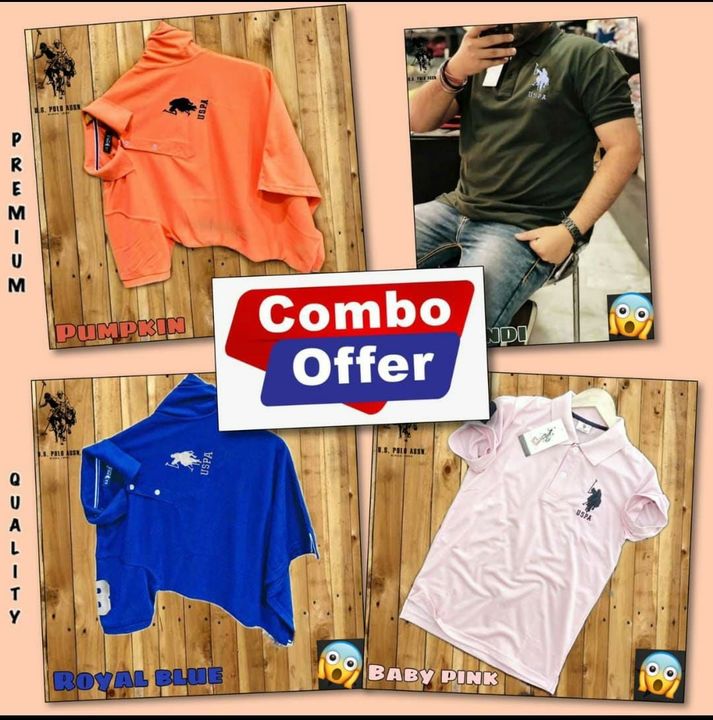 US Polo Mens TShirts Combo uploaded by Local Mens Wear on 3/6/2022