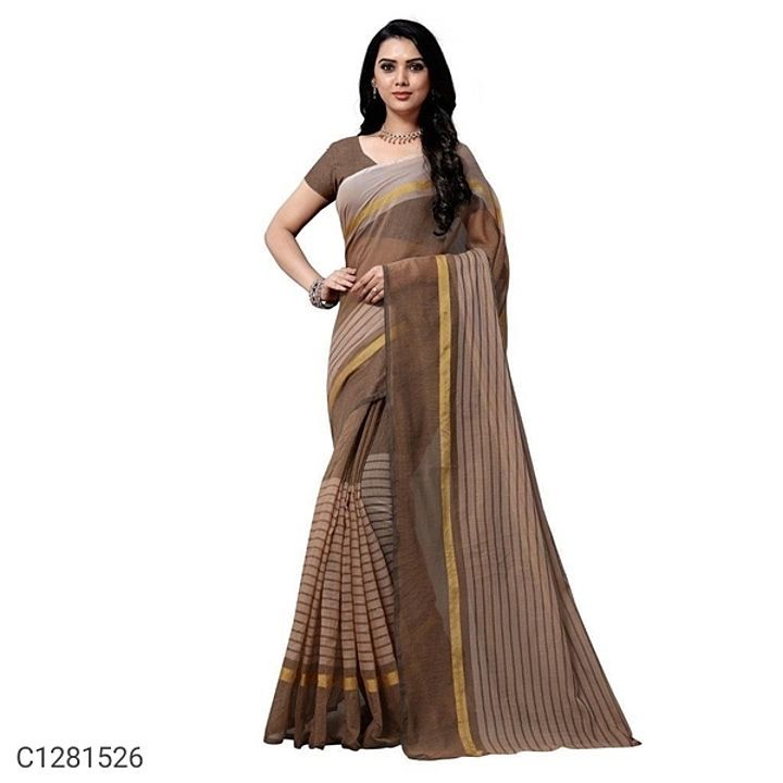 Zari border saree uploaded by Hv mens wear on 10/12/2020