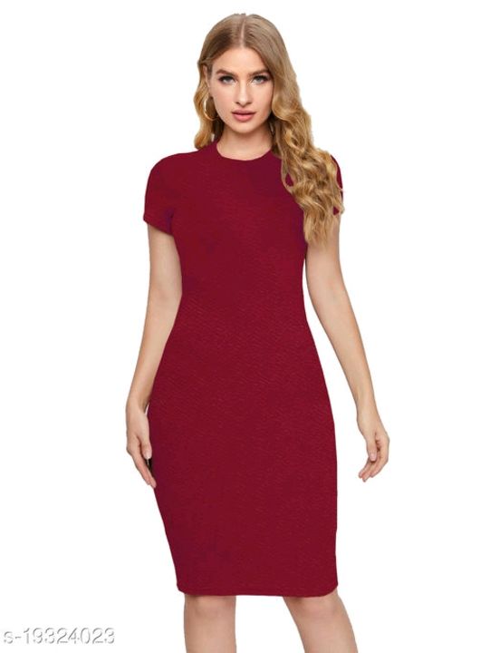 Women's And Girl's Bodycon Midi Dress uploaded by R2D- on 3/6/2022