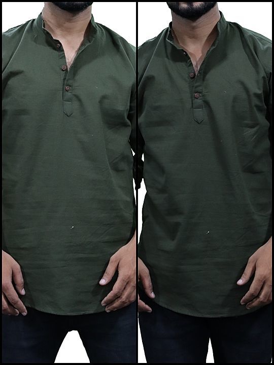 Mens casual short kurta uploaded by Cottonconn on 10/12/2020