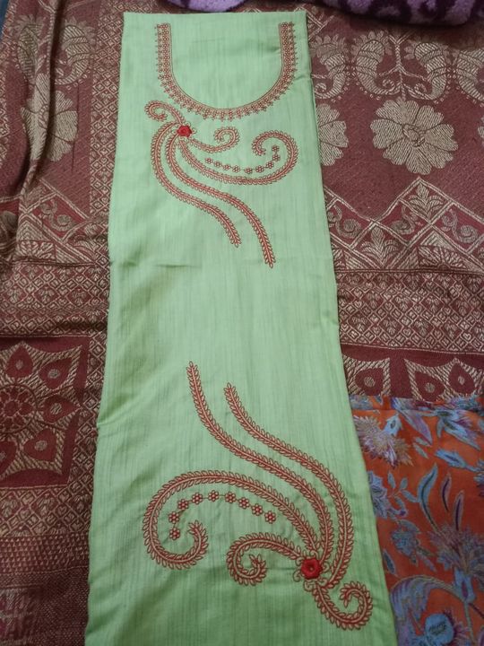 Linen cotton uploaded by Kapra and ladies suit on 3/7/2022