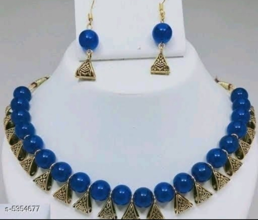 Blue nackles uploaded by Kasim glass beads on 3/7/2022