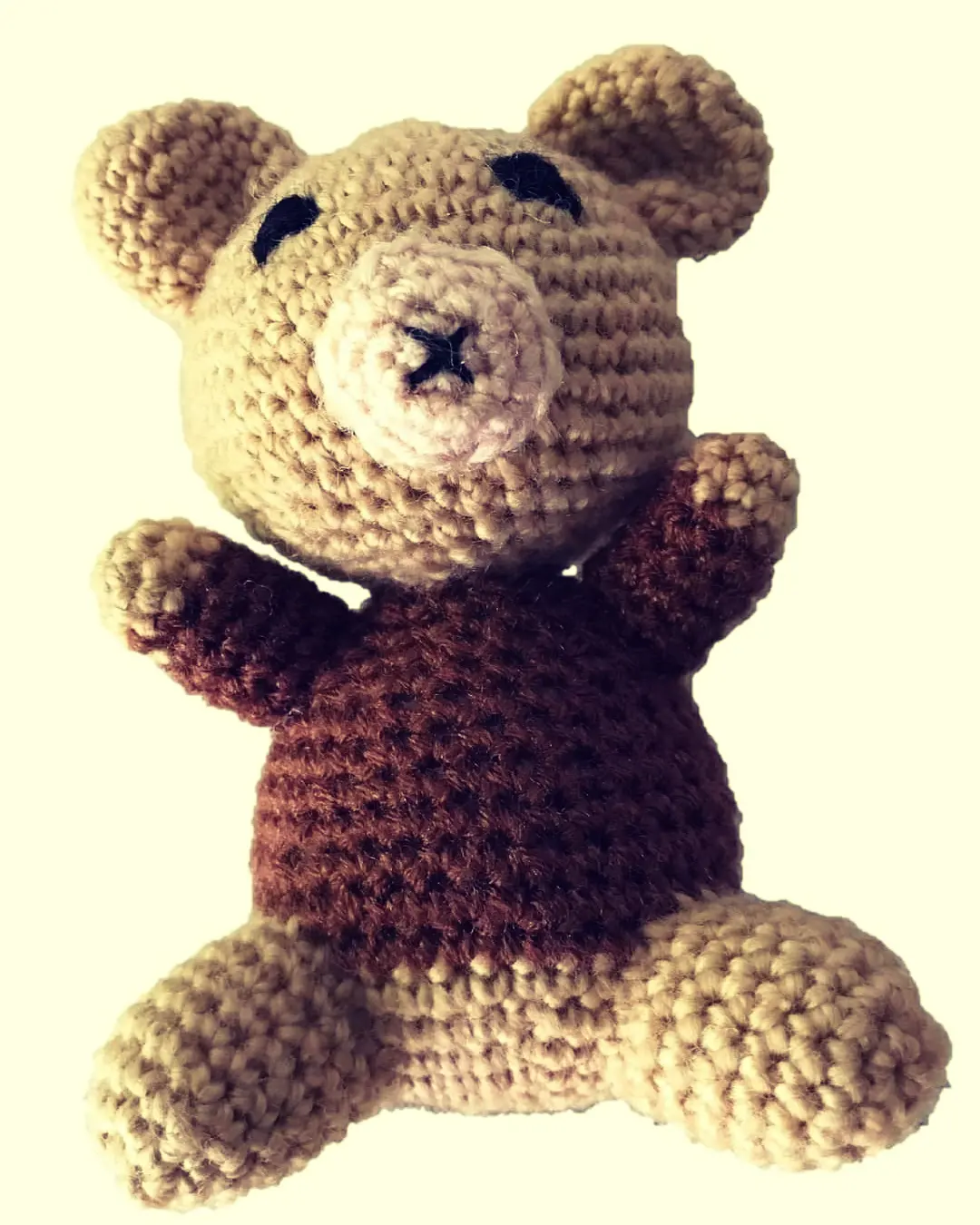Lyfgoods Crochet Teddy Bear(5") uploaded by Lyfgoods on 3/7/2022