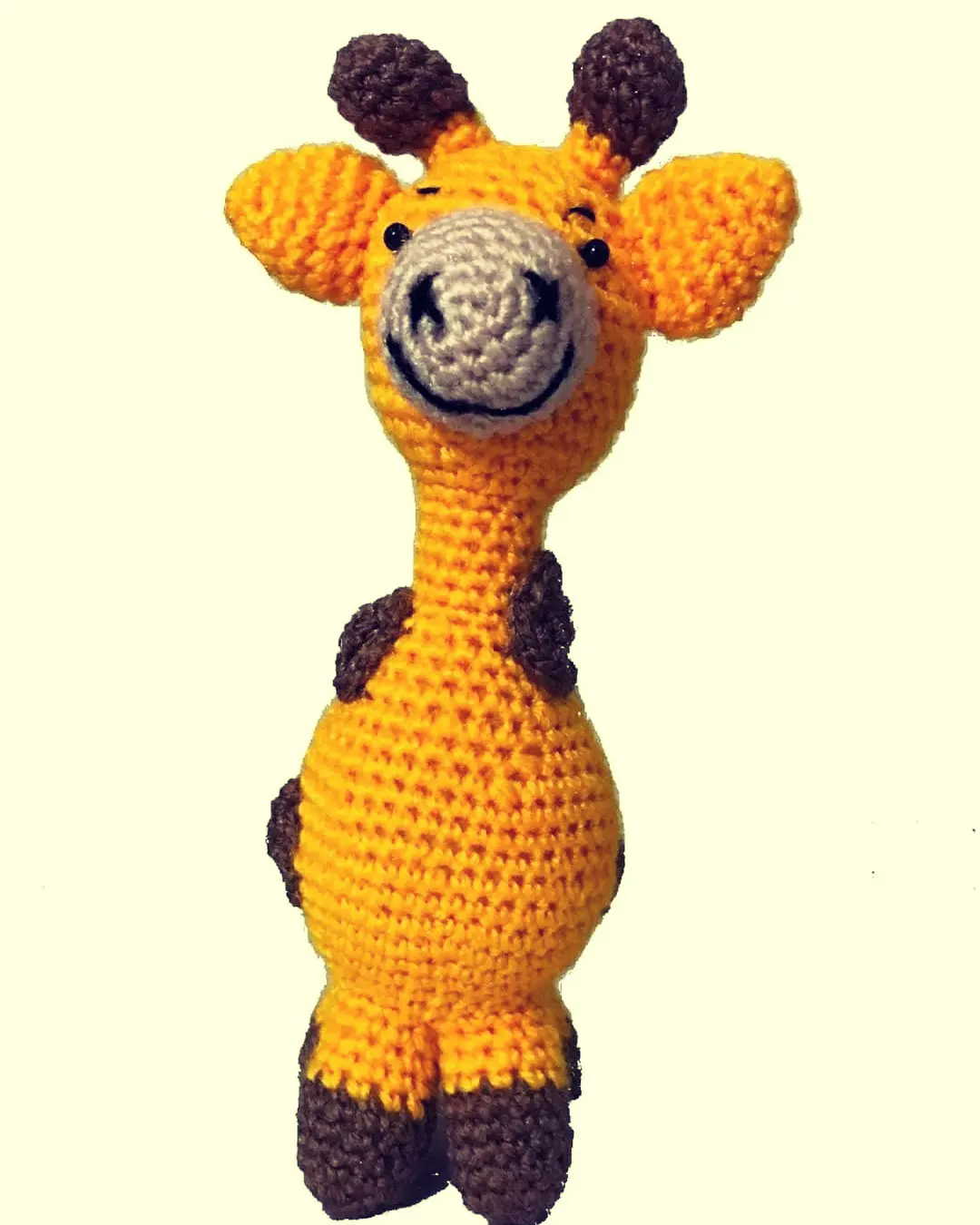 Crochet Yellow giraffe toy (8") uploaded by business on 3/7/2022