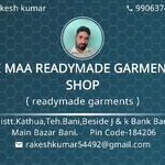 Business logo of Jai maa readymade garments