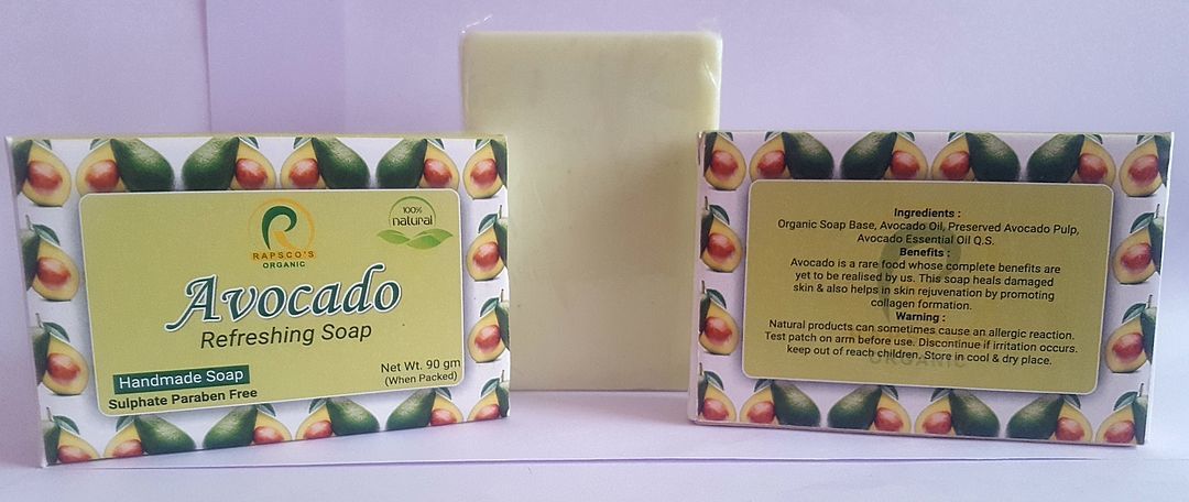 Avocado refreshing handmade soap 100% Natural  uploaded by business on 10/12/2020