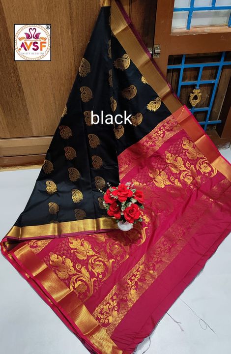 Post image 👑👑👑👑👑👑👑👑👑👑
🌸 *_AVS Kanchipuram Soft Silk Sarees_* 🌸
🌸 *- All Over Golden capper Jari Buttas_*🌸
🌸 *_Rich contrest Pallu And contrest Blouse_*🌸
🌸 *_Light Weight and Soft Cloth_* 🌸 🌸 *_Price ₹1050+$_* 🌸
🌸 *_Ready to Ship... Dispatch_* 🌸