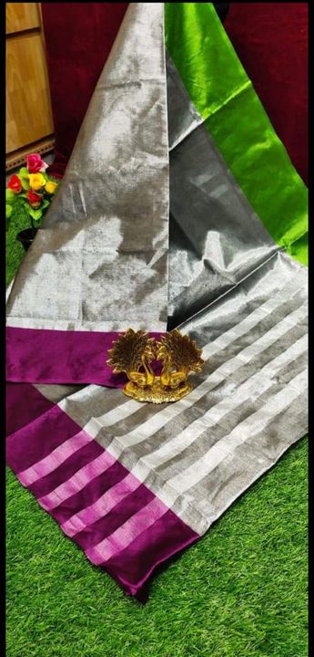 Uppada tissue cotton sarees uploaded by RAJESWARI HANDLOOMS on 3/8/2022
