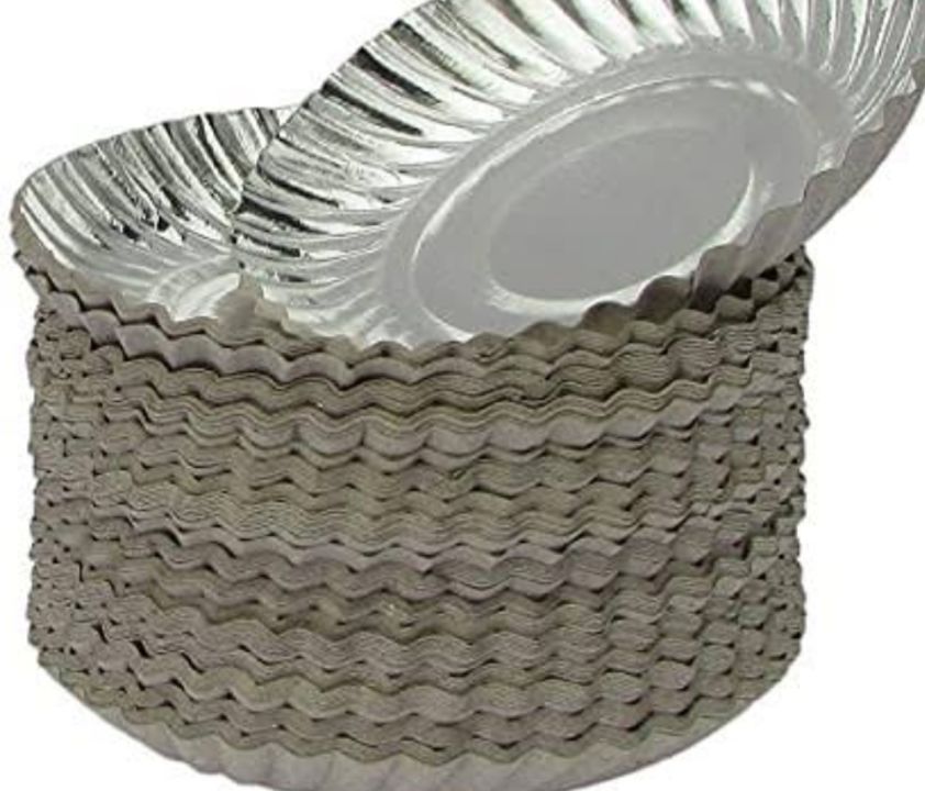 Silver 6"plate uploaded by Mhalaxmi enterprises on 3/9/2022