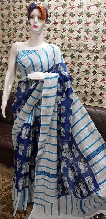 Lilan cotton sarees uploaded by Biggest cotton handicarft on 3/9/2022