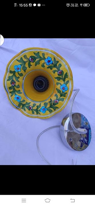 lamp holder uploaded by blue pottery Jaipur on 3/9/2022