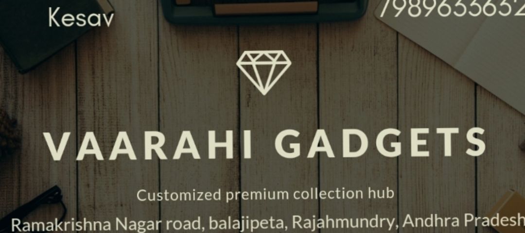 Visiting card store images of Vaarahi Gadgets