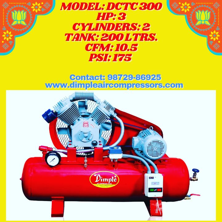 Post image 3HP FILLY AUTOMATIC DIMPLE AIR COMPRESSOR