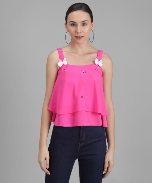 Post image I want 1 pieces of Pink sleeveless top.
