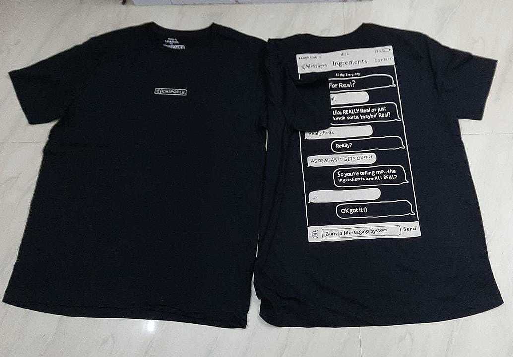 Style : Men's Tees ( Big sizes) 
Fabric : Exports surplus 
Size : M to XXXL( All garments different  uploaded by business on 10/12/2020
