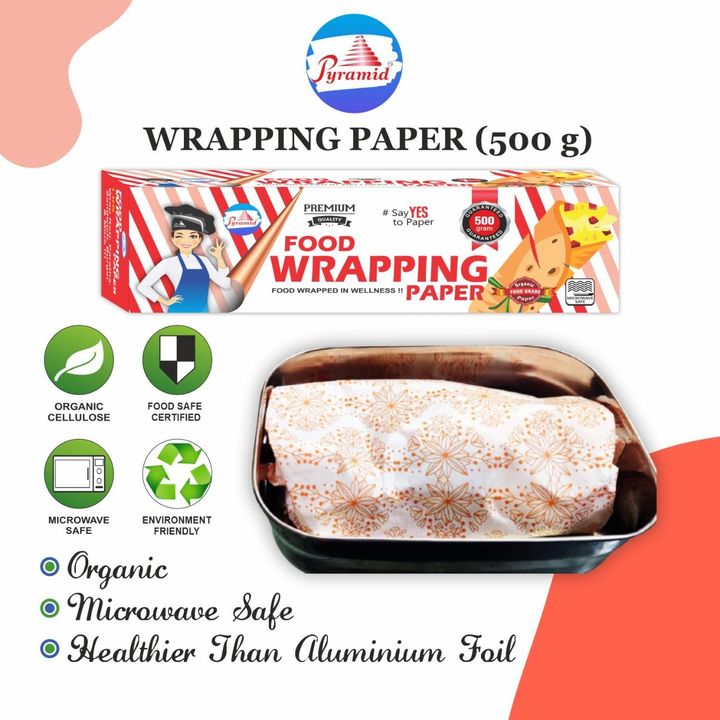 Pyramid Food Wrapping Paper 500 gm

 uploaded by Plus Creations Pvt Ltd on 3/10/2022
