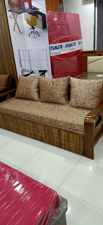 Teak wood sofa cumbed uploaded by Ansari furniture and interior on 3/10/2022