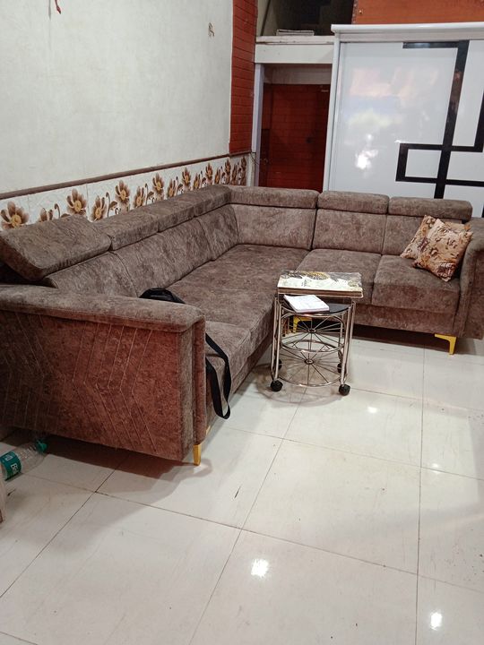 L corner sofa cumbed uploaded by Ansari furniture and interior on 3/10/2022
