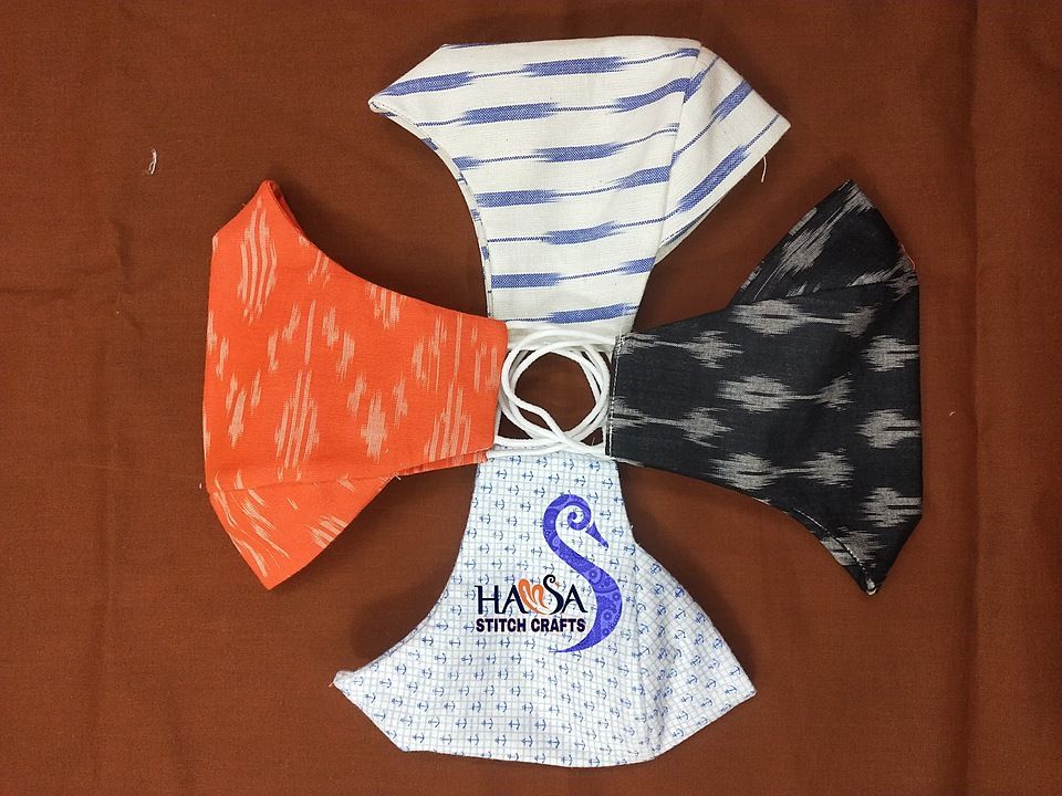 Handloom cotton N95 masks uploaded by HAMSA STITCH CRAFTS on 10/13/2020