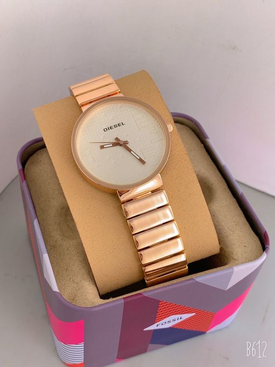 Lxpp
For her battery operated analogue watch golden silver and copper colour  bracelet design good q uploaded by XENITH D UTH WORLD on 3/10/2022