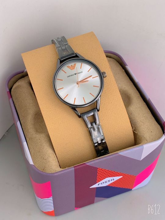 Lxpp
For her battery operated analogue watch golden silver and copper colour  bracelet design good q uploaded by XENITH D UTH WORLD on 3/10/2022