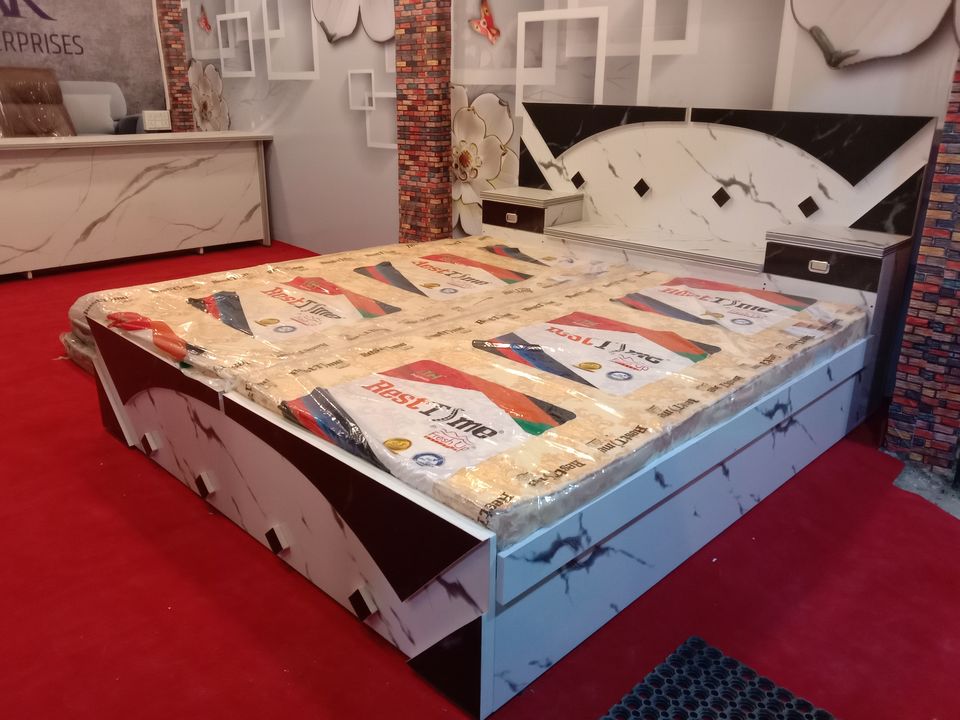 Dubal bed with storage with mattress uploaded by FaizanFurniture on 3/10/2022