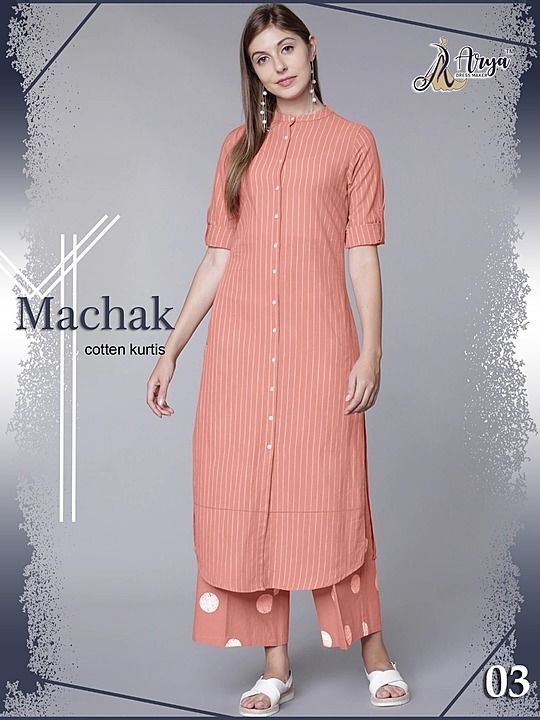 Online shopping lunching new MACHAK KURTI  uploaded by business on 10/13/2020