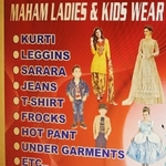 Business logo of Maham Ladies and Kids Wear