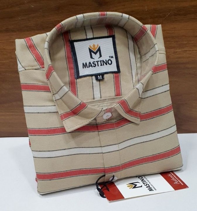 Men's Mastino branded stripes shirts  uploaded by Meena fashions on 3/11/2022