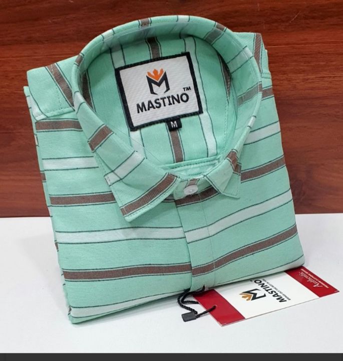 Men's Mastino branded stripes shirts  uploaded by business on 3/11/2022