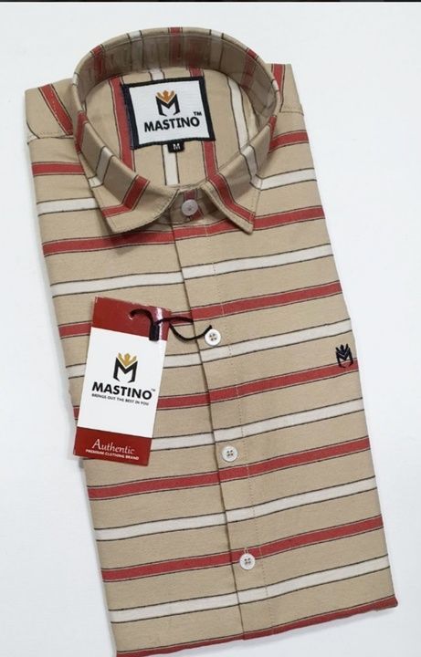 Men's Mastino branded stripes shirts  uploaded by business on 3/11/2022